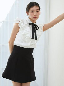 【SALE／50%OFF】ヘムフレアスカショ SNIDEL スナイデル パンツ その他のパンツ ブラック ワインレッド【RBA_E】【送料無料】[Rakuten Fashion]