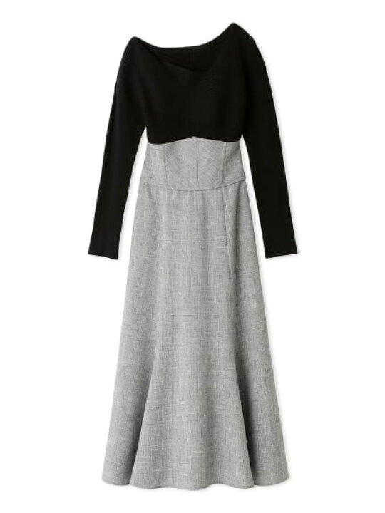楽天市場】【SALE／50%OFF】ハイウエストドッキングニットワンピース  