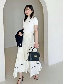 ハンカチヘムスカート SNIDEL スナイデル スカート ロング・マキシスカート ネイビー【送料無料】[Rakuten Fashion]