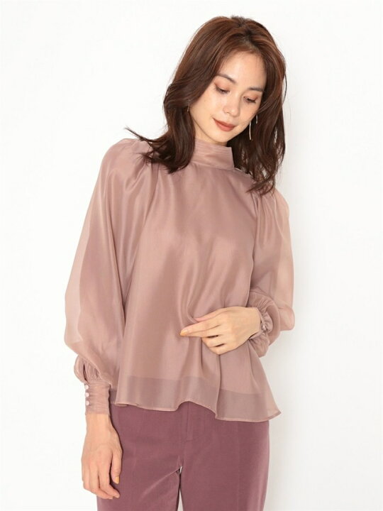 楽天市場】【SALE／50%OFF】オーガンシースルーブラウス SNIDEL  