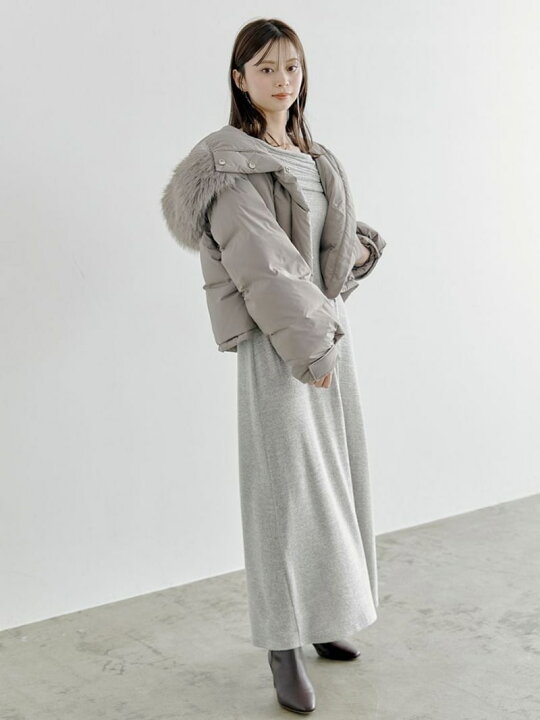楽天市場】【SALE／50%OFF】ブラッシュドカットオフショルワンピース  