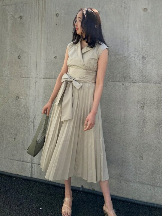 楽天市場】【SALE／50%OFF】【ONLINE限定】シャツプリーツワンピース 