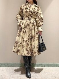 【SALE／50%OFF】フラワードレストレンチコート SNIDEL スナイデル ジャケット・アウター その他のジャケット・アウター ベージュ【RBA_E】【送料無料】[Rakuten Fashion]