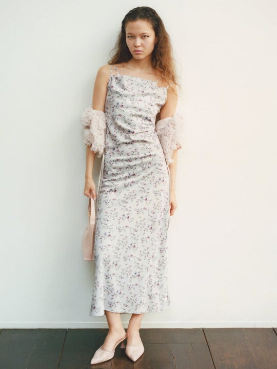 楽天市場】【SALE／40%OFF】レイヤードデザインサテンキャミワンピース 