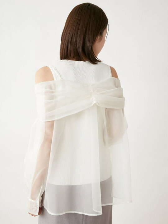 楽天市場】【SALE／50%OFF】リボンシャツキャミセットニット SNIDEL 