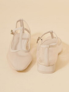 �ySALE�^50%OFF�z�V�A�[���[�q�[���p���v�X SNIDEL �X�i�C�f�� �V���[�Y�E�C �p���v�X �u���b�N �z���C�g�yRBA_E�z�y���������z[Rakuten Fashion]