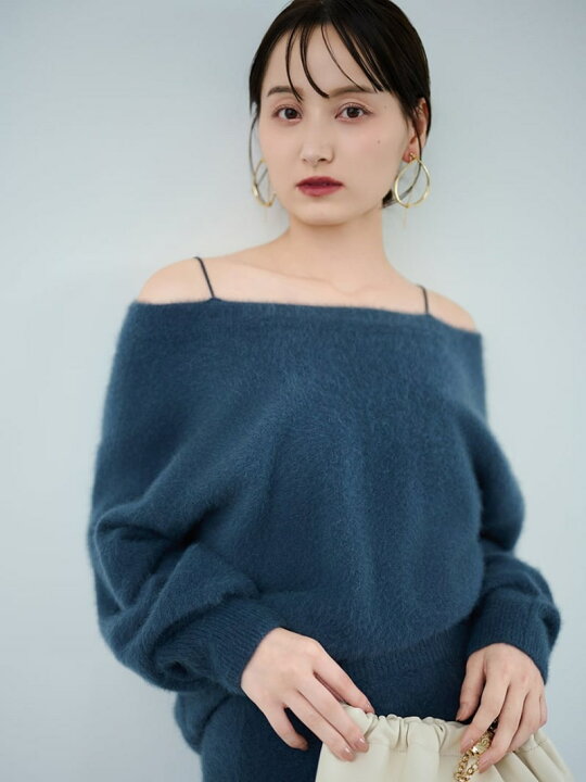 楽天市場】【SALE／50%OFF】フォックスカシミヤキャミオフショルプル 