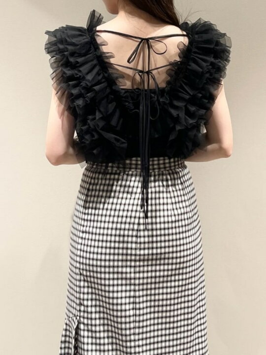 楽天市場】【SALE／50%OFF】Sustainableボリュームフリルブラウス 