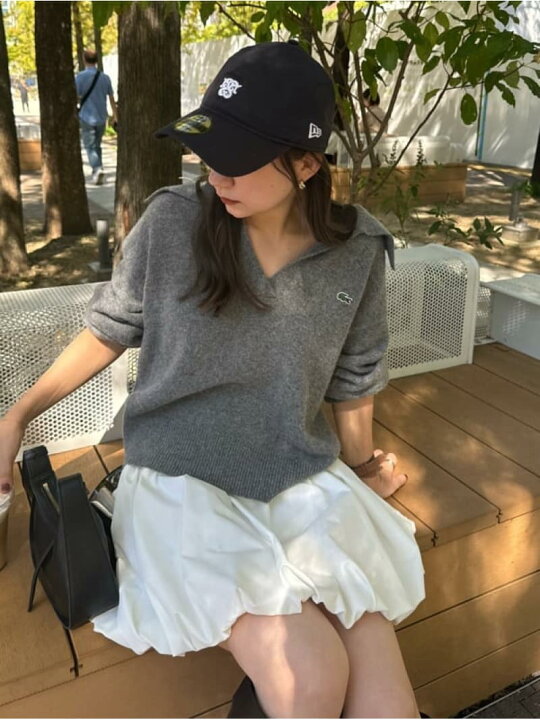 楽天市場】【SALE／30%OFF】LACOSTE/スキッパーニットプルオーバー 