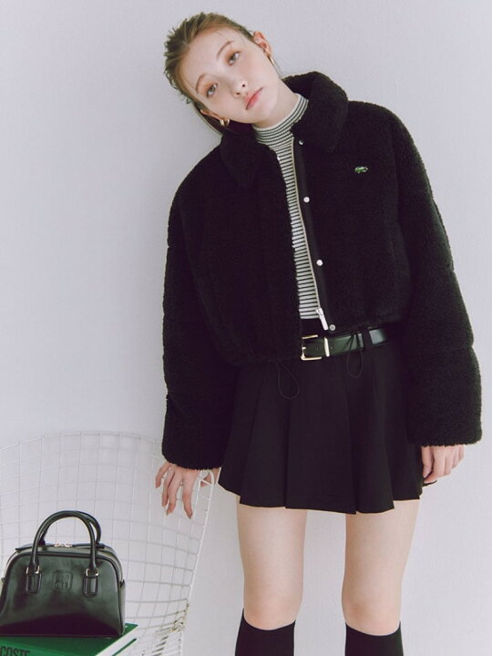 楽天市場】【SALE／30%OFF】LACOSTE/クロップド中綿ジャケット SNIDEL 