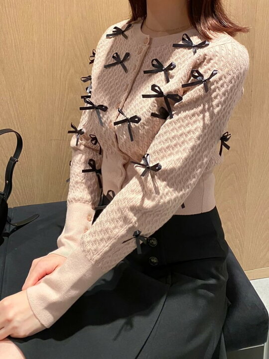 楽天市場】【WEB限定カラーあり】リボンモチーフカーディガン SNIDEL 
