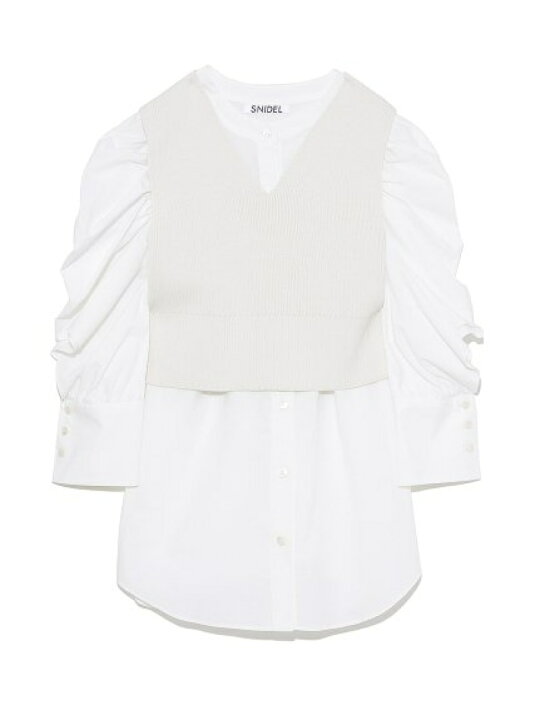 楽天市場】【SALE／50%OFF】ニットベストセットブラウス SNIDEL 