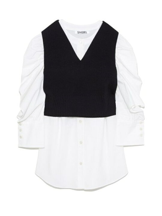 楽天市場】【SALE／50%OFF】ニットベストセットブラウス SNIDEL 