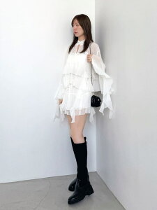 �ySALE�^50%OFF�z���b�v�����C���u���E�X SNIDEL �X�i�C�f�� �g�b�v�X �V���c�E�u���E�X �z���C�g �s���N�yRBA_E�z�y���������z[Rakuten Fashion]