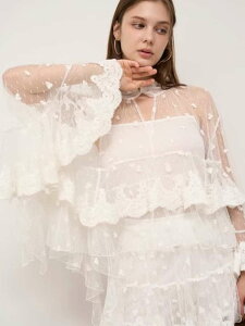 �ySALE�^50%OFF�z�`���[���G���u���C�_���[���[�X�u���E�X SNIDEL �X�i�C�f�� �g�b�v�X �V���c�E�u���E�X�yRBA_E�z�y���������z[Rakuten Fashion]
