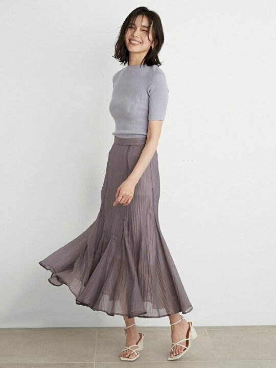 楽天市場】【SALE／50%OFF】ヘムフレアシアースカート SNIDEL  