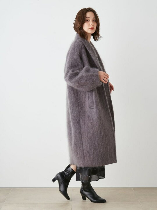 楽天市場】【SALE／50%OFF】シャギーロングコート SNIDEL スナイデル 