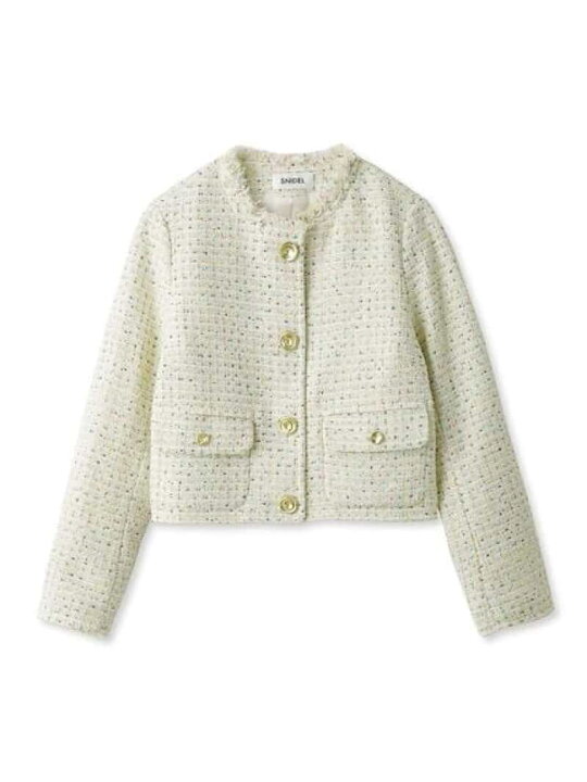 楽天市場】【SALE／50%OFF】ミドルツイードジャケット SNIDEL 