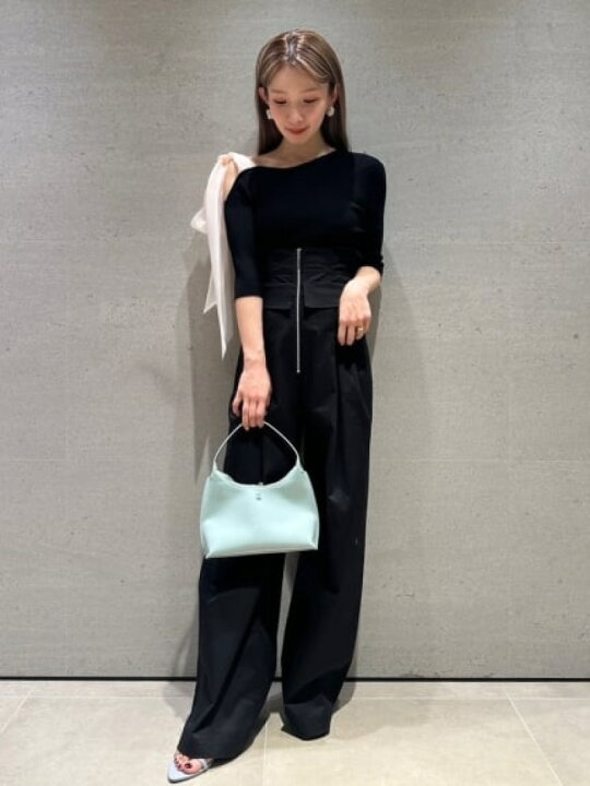 楽天市場】【SALE／30%OFF】ショルダーリボンアシメニットプル 