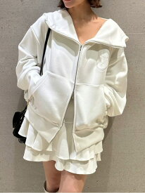 ボンディングスカショーパン SNIDEL スナイデル パンツ その他のパンツ グレー ホワイト【送料無料】[Rakuten Fashion]