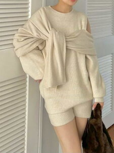 �ySALE�^50%OFF�z�f�B�t�H���[�V�����j�b�g�v���I�[�o�[ SNIDEL �X�i�C�f�� �g�b�v�X �j�b�g ���b�h �O���[�yRBA_E�z�y���������z[Rakuten Fashion]