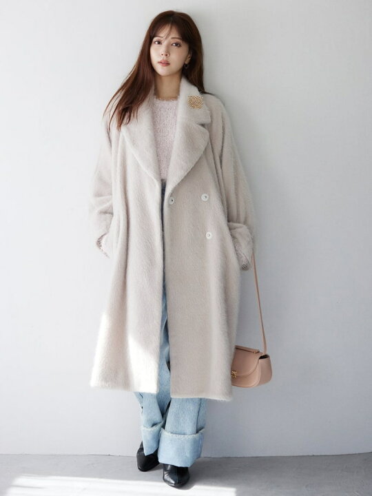 楽天市場】【SALE／50%OFF】シャギーコクーンコート SNIDEL スナイデル 