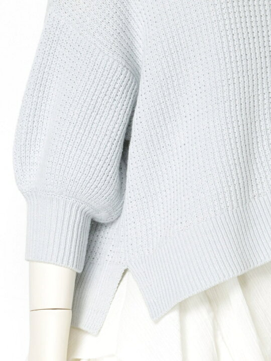 楽天市場】【SALE／40%OFF】オフタートルニットコンビワンピース  