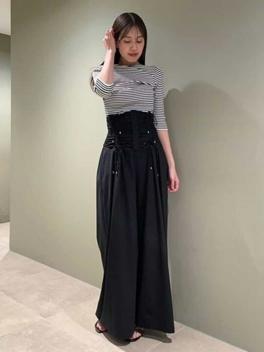 楽天市場】【SALE／50%OFF】シャーリングギャザーパンツ SNIDEL  