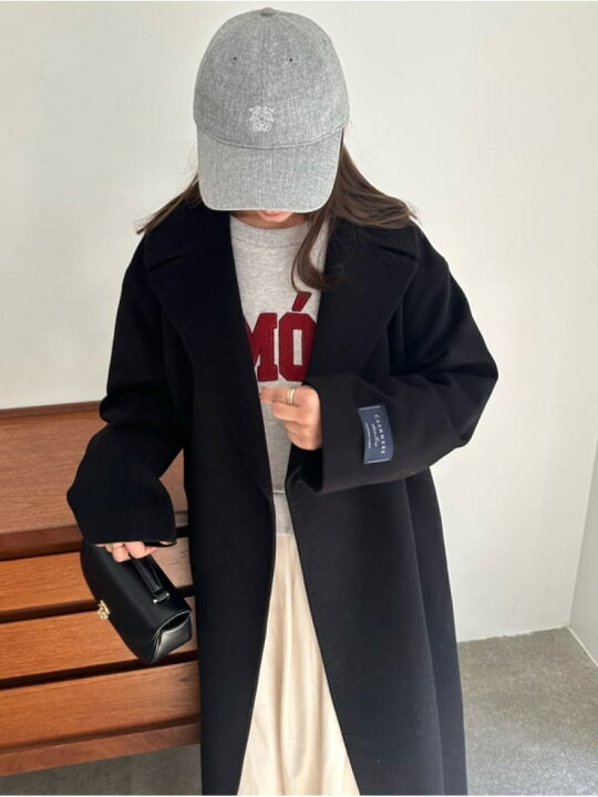 楽天市場】カシミヤ30%混ベーシックコート SNIDEL スナイデル 