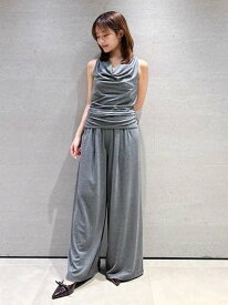 【SALE／50%OFF】タックカットパンツ SNIDEL スナイデル パンツ その他のパンツ ブラック グレー【RBA_E】【送料無料】[Rakuten Fashion]
