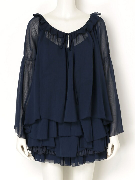 楽天市場】【SALE／48%OFF】プリーツシフォンロンパース SNIDEL 