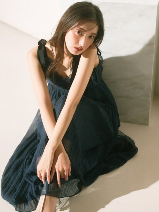 楽天市場】シアーシフォンワッシャーワンピース SNIDEL スナイデル  