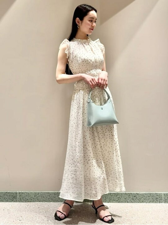 楽天市場】【SALE／50%OFF】シフォンギャザーノースリワンピース 