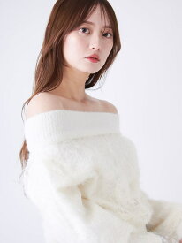 【SALE／50%OFF】ストラクチャーレースニット SNIDEL スナイデル トップス ニット ブラック【RBA_E】【送料無料】[Rakuten Fashion]