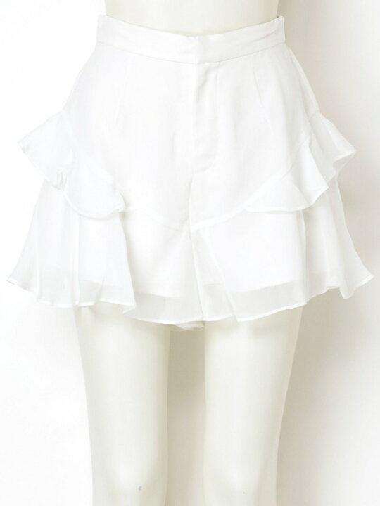 楽天市場】【SALE／40%OFF】オーガンジーフリルショートパンツ SNIDEL 