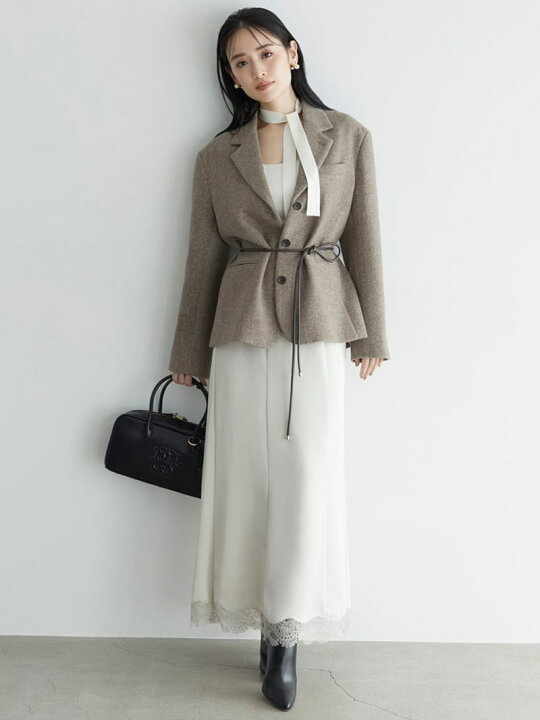 楽天市場】【SALE／50%OFF】ベルテッドオーバーサイズジャケット 