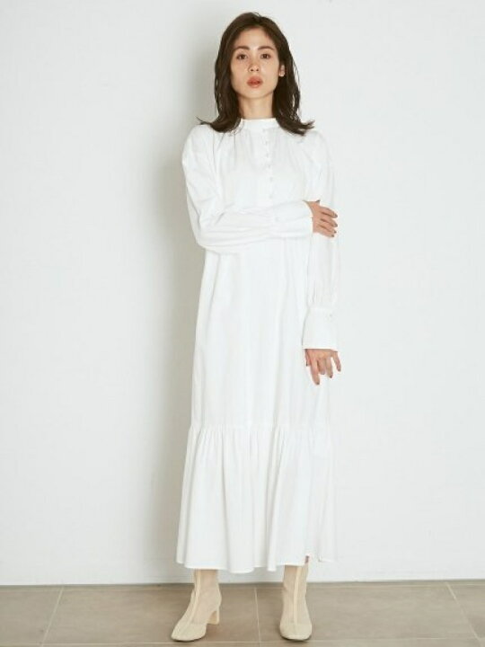 楽天市場】【SALE／50%OFF】ベストレイヤードシャツワンピース SNIDEL  