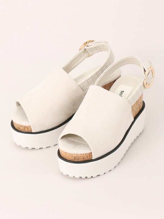 楽天市場】【SALE／52%OFF】バックストラップ厚底サンダル SNIDEL  