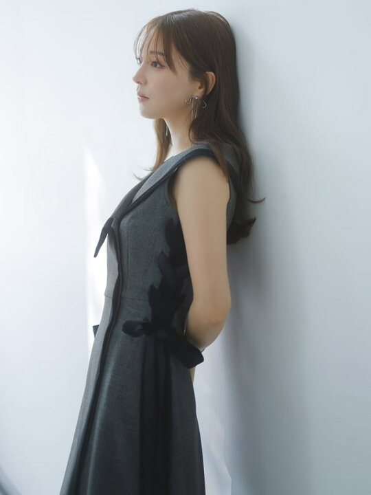 楽天市場】【SALE／50%OFF】サイドプリーツツイードワンピース SNIDEL 