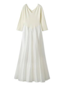 ハートネックシアーフレアコンビワンピース SNIDEL スナイデル ワンピース・ドレス ワンピース【先行予約】*【送料無料】[Rakuten Fashion]