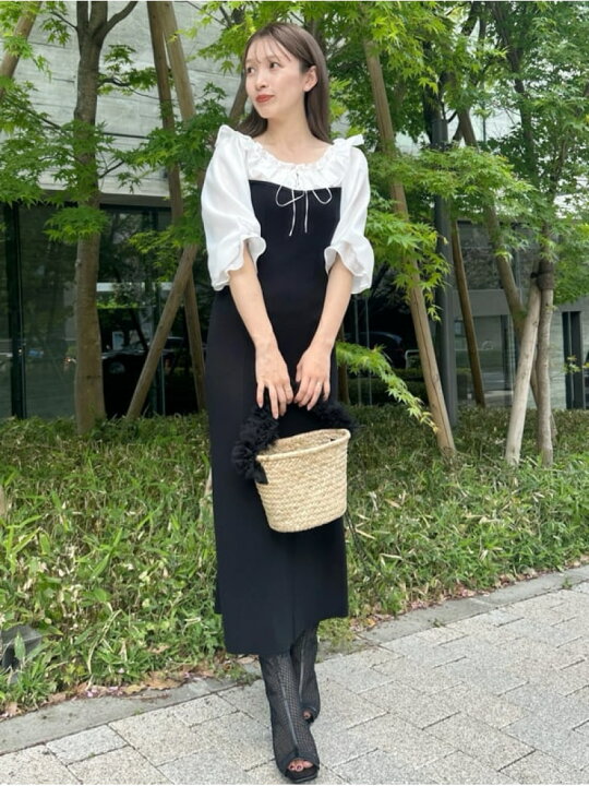 楽天市場】【SALE／50%OFF】シアードッキングニットワンピース SNIDEL  