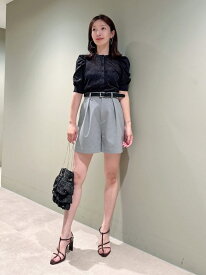 【SALE／50%OFF】シンプルショートパンツ SNIDEL スナイデル パンツ その他のパンツ グレー ブラック【RBA_E】【送料無料】[Rakuten Fashion]