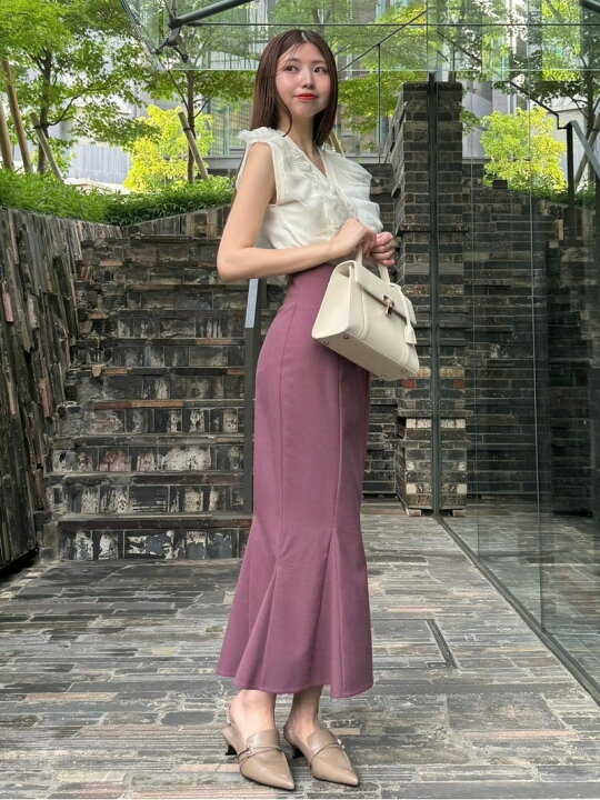 楽天市場】【SALE／50%OFF】ハイウエストマーメイドスカート SNIDEL  
