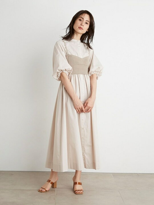 楽天市場】【SALE／50%OFF】ORGANICSニットビスチェ付きシャツ  