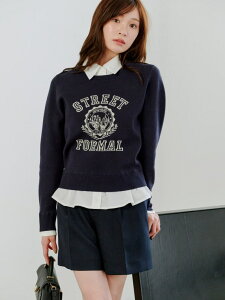 �ySALE�^50%OFF�z�V���c�h�b�L���O�W���K�[�h�j�b�g�v���I�[�o�[ SNIDEL �X�i�C�f�� �g�b�v�X �j�b�g �O���[ �l�C�r�[�yRBA_E�z�y���������z[Rakuten Fashion]