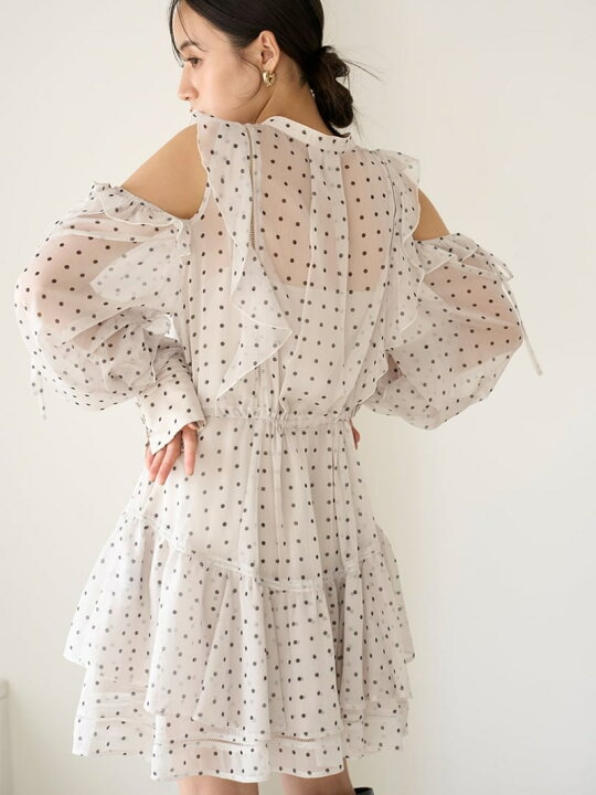 楽天市場】【SALE／50%OFF】フリルシフォンミニワンピース SNIDEL 