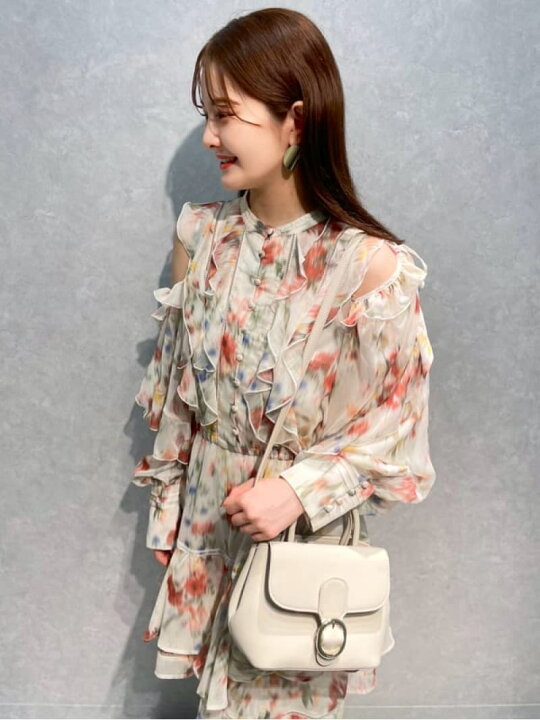 楽天市場】【SALE／50%OFF】フリルシフォンミニワンピース SNIDEL 