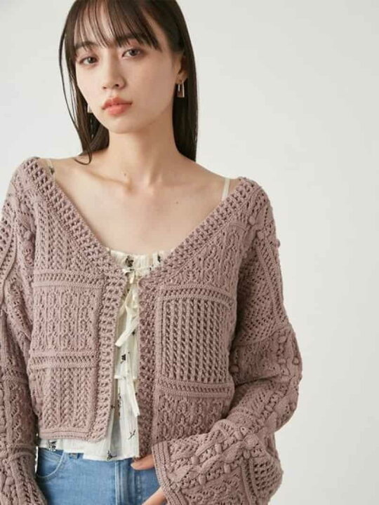 楽天市場】【SALE／50%OFF】クロシェカーディガン SNIDEL スナイデル  