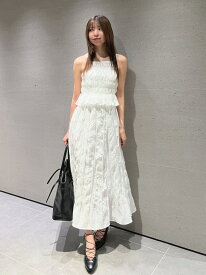 【SALE／50%OFF】アメスリプリーツドッキングワンピース SNIDEL スナイデル ワンピース・ドレス ワンピース ホワイト ブラック【RBA_E】【送料無料】[Rakuten Fashion]