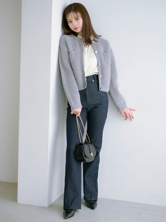 楽天市場】【SALE／50%OFF】フォックスファーニットジャケット SNIDEL  